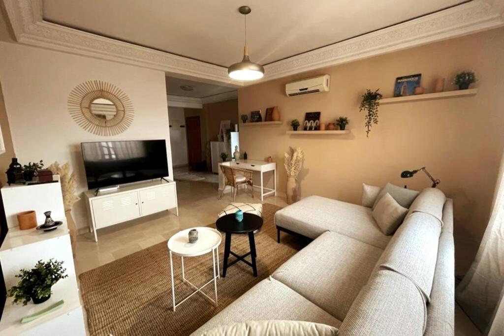 Sunny Terrace & Comfy Beds In Marrakech Apartment Marrakesh Ngoại thất bức ảnh