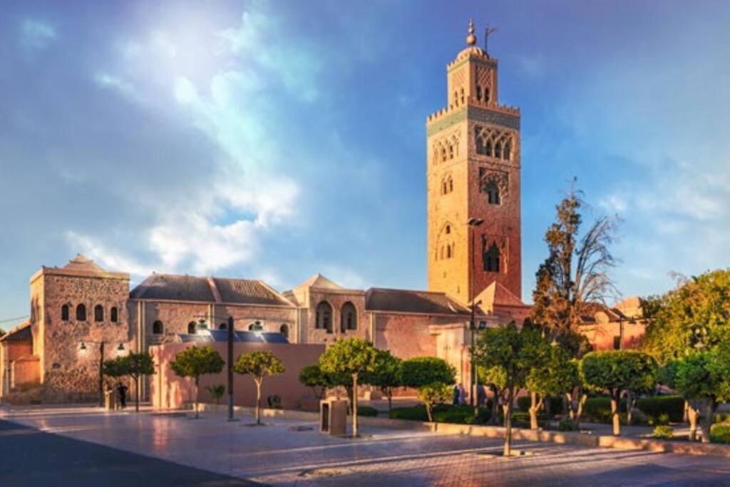 Sunny Terrace & Comfy Beds In Marrakech Apartment Marrakesh Ngoại thất bức ảnh